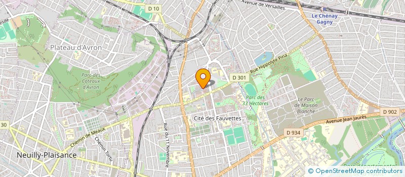 localisation de l'entreprise SCI AMARA à NEUILLY-SUR-MARNE