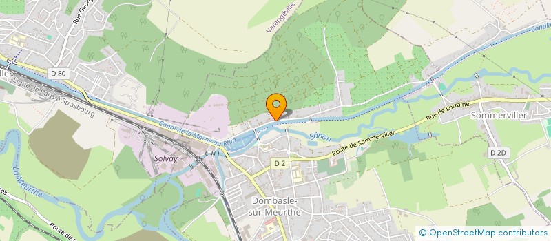 localisation de l'entreprise SCI AMARANTE  DOMBASLE-SUR-MEURTHE