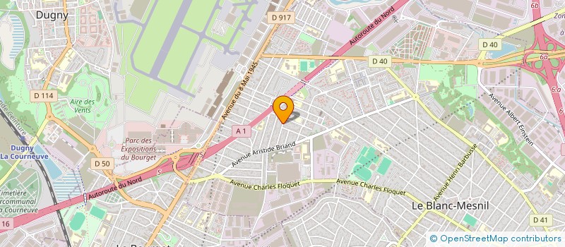 localisation de l'entreprise SCI AMARANTE à LE BLANC-MESNIL