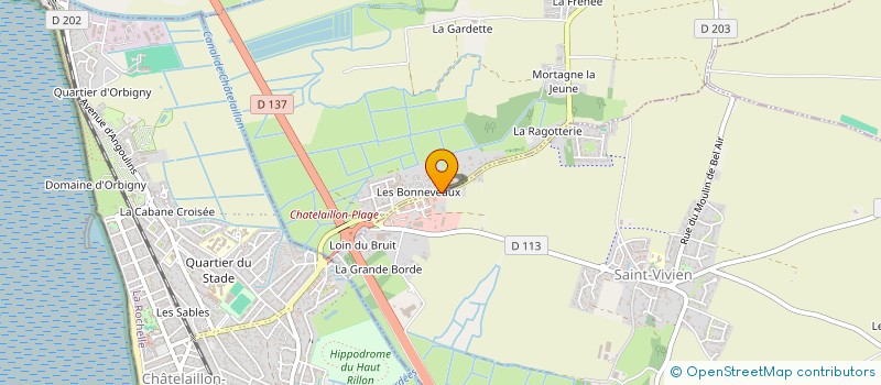 localisation de l'entreprise SCI AMARE  SAINT-VIVIEN