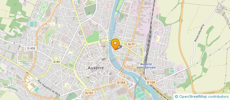 localisation de l'entreprise SCI AMAREA à AUXERRE