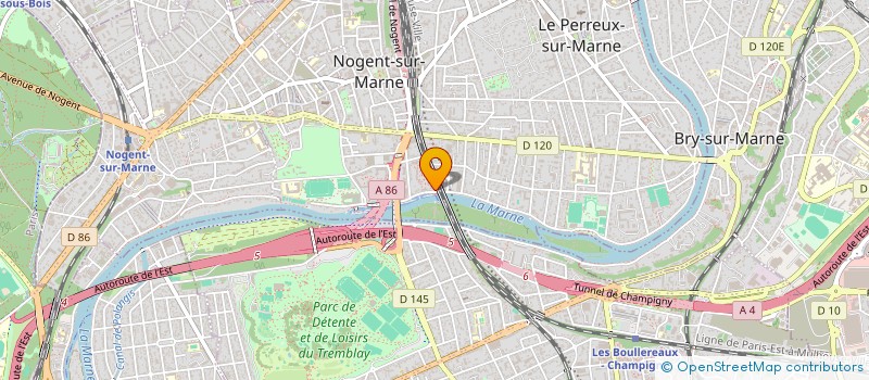 localisation de l'entreprise SCI AMAREZA à NOGENT-SUR-MARNE