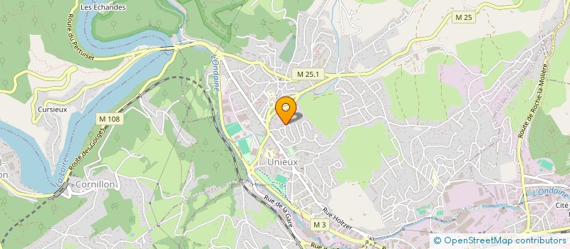 localisation de l'entreprise SCI AMARGIER  UNIEUX