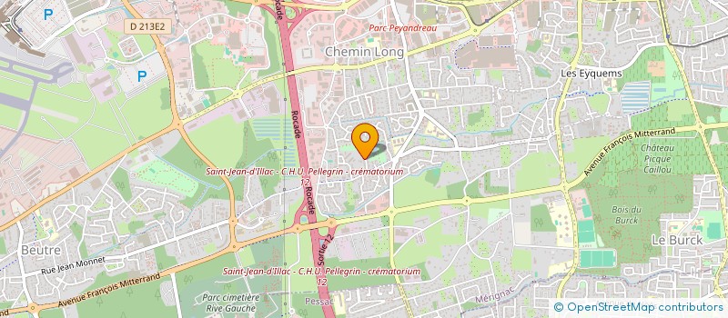 localisation de l'entreprise SCI AMARI  MERIGNAC