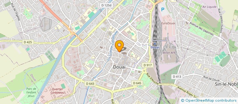 localisation de l'entreprise SCI AMARIA à DOUAI