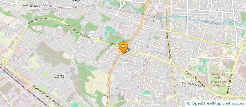 localisation de l'entreprise SCI AMARILLO à LONS