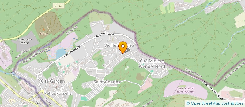 localisation de l'entreprise SCI AMARILLYS  PETITE-ROSSELLE