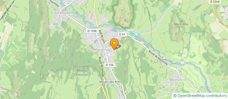 localisation de l'entreprise SCI AMARINA  MACORNAY