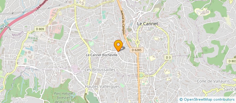 localisation de l'entreprise SCI AMARPARK à LE CANNET