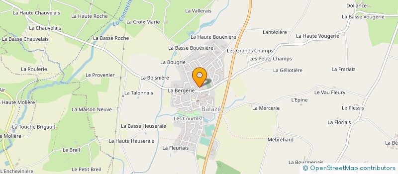 localisation de l'entreprise SCI AMARRINE  BALAZE