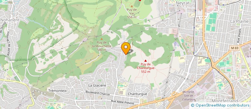 localisation de l'entreprise SCI AMART  CLERMONT-FERRAND