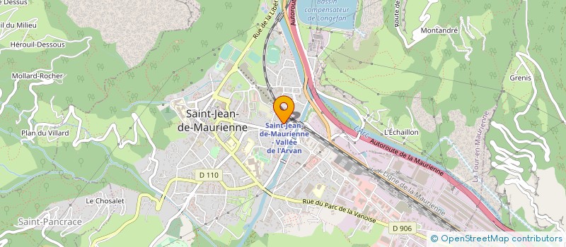 localisation de l'entreprise SCI AMARYLLIS  SAINT-JEAN-DE-MAURIENNE