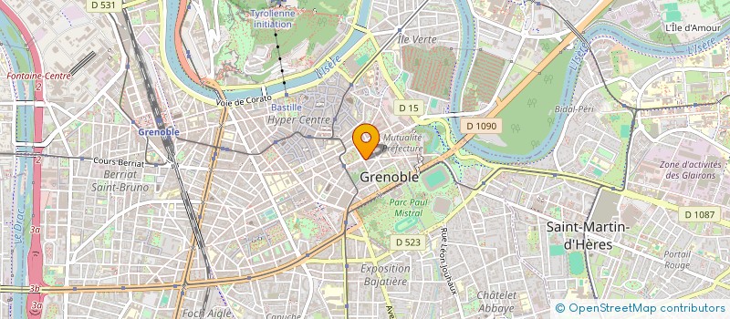 localisation de l'entreprise SCI AMARYLLIS  GRENOBLE