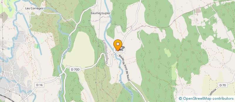 localisation de l'entreprise SCI AMARYLLIS à CORNILLON-CONFOUX