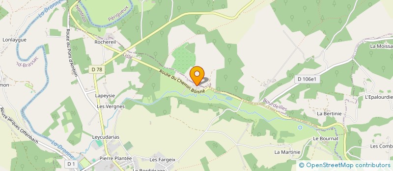 localisation de l'entreprise SCI AMASIS  LA CHAPELLE-GONAGUET