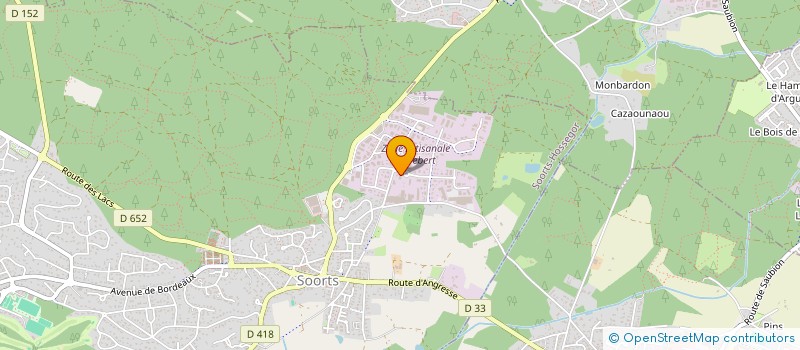 localisation de l'entreprise SCI AMASSA  SOORTS-HOSSEGOR