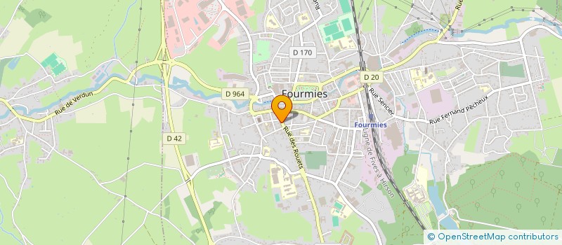 localisation de l'entreprise SCI AMASSINE  FOURMIES