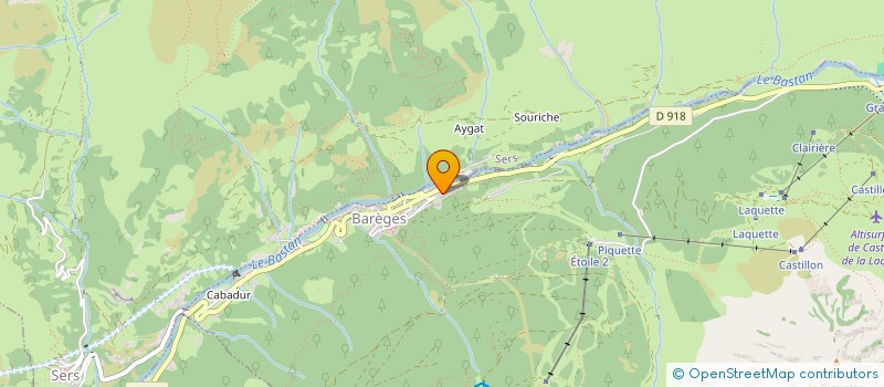 localisation de l'entreprise SCI AMASSO  BAREGES