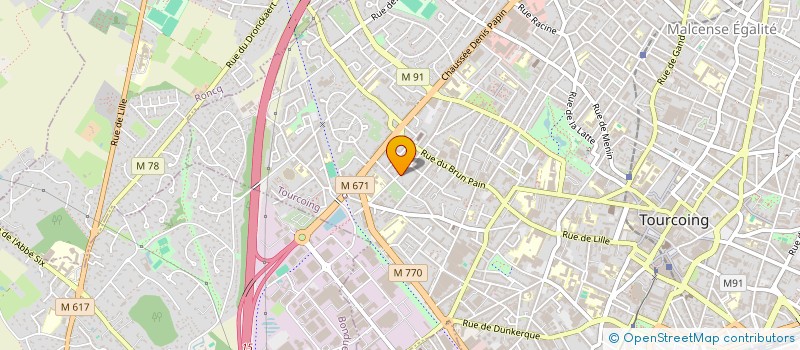 localisation de l'entreprise SCI AMAST  TOURCOING