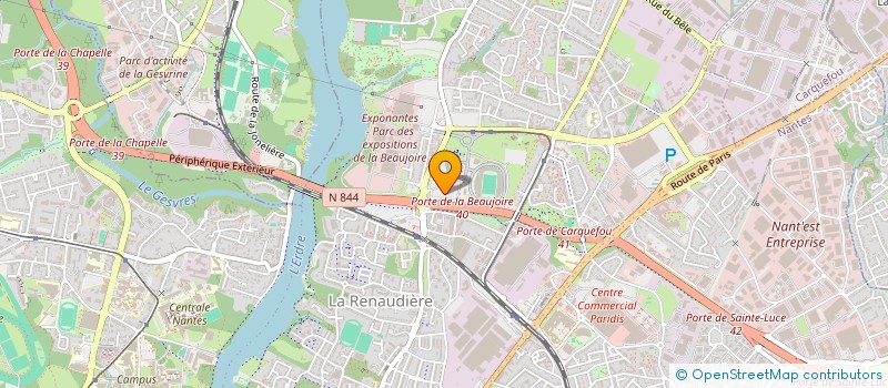 localisation de l'entreprise SCI AMASTRIS  NANTES