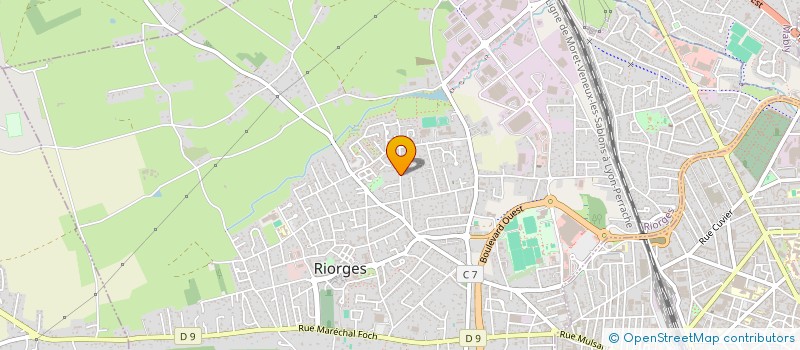 localisation de l'entreprise SCI AMAT à RIORGES