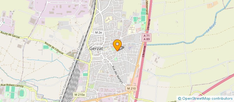 localisation de l'entreprise SCI AMATIS CAMELONE  GERZAT