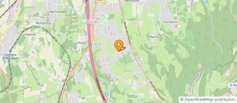 localisation de l'entreprise SCI AMATXI  LISSIEU