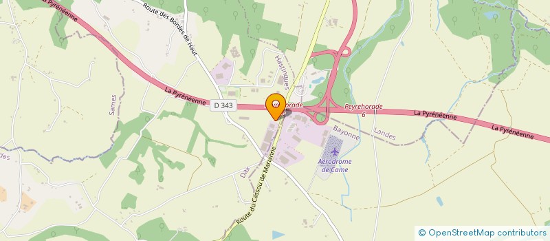 localisation de l'entreprise SCI AMATXI LOGISTIKA  HASTINGUES