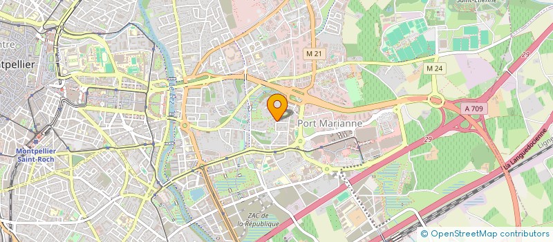 localisation de l'entreprise SCI AMAUD à MONTPELLIER