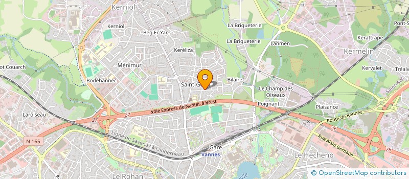 localisation de l'entreprise SCI AMAURY à VANNES