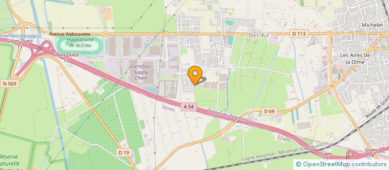 localisation de l'entreprise SCI AMAURY  SALON-DE-PROVENCE