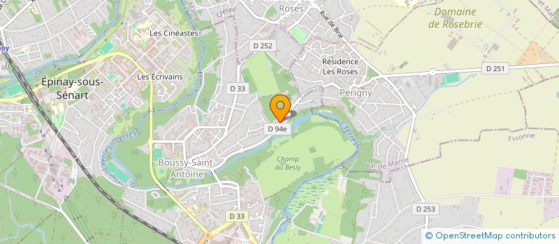 localisation de l'entreprise SCI AMAURY  BOUSSY-SAINT-ANTOINE