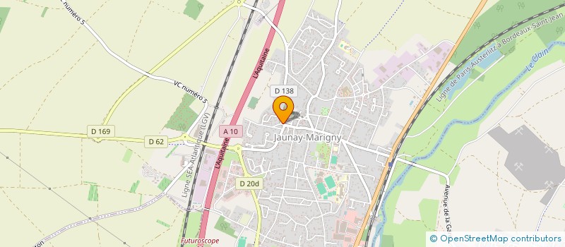 localisation de l'entreprise SCI AMAVAFE  JAUNAY-MARIGNY