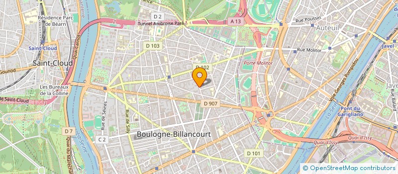 localisation de l'entreprise SCI AMAVAV à BOULOGNE-BILLANCOURT