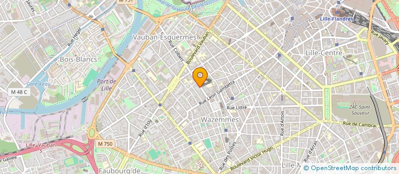 localisation de l'entreprise SCI AMAVI à LILLE