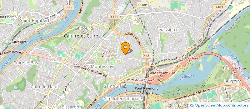 localisation de l'entreprise SCI AMAX  CALUIRE-ET-CUIRE