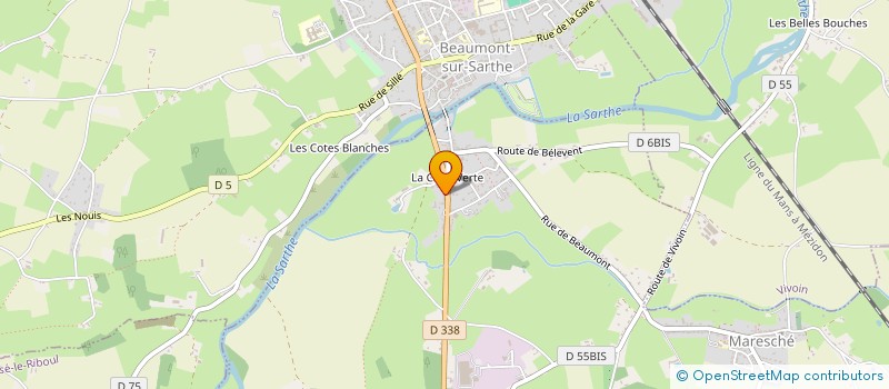 localisation de l'entreprise SCI AMAYA  MARESCHE