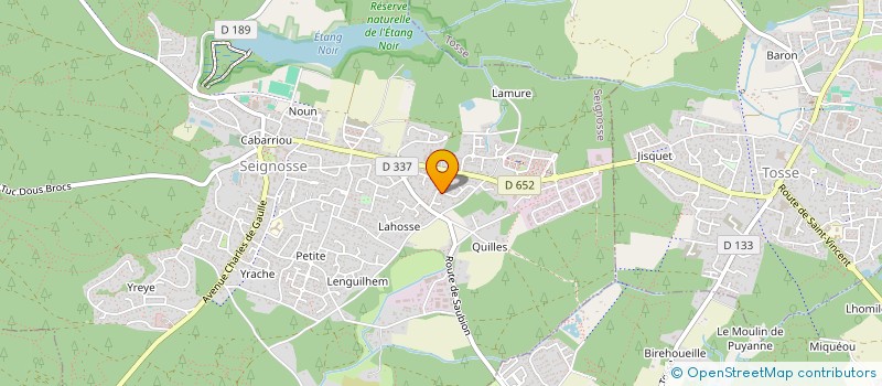 localisation de l'entreprise SCI AMAZONE  SEIGNOSSE