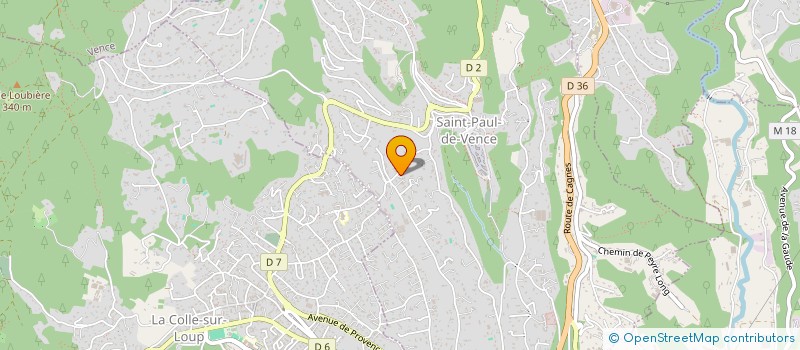 localisation de l'entreprise SCI AMAZONE à SAINT-PAUL-DE-VENCE