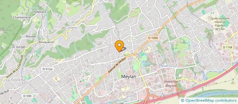 localisation de l'entreprise SCI AMAZONE  MEYLAN