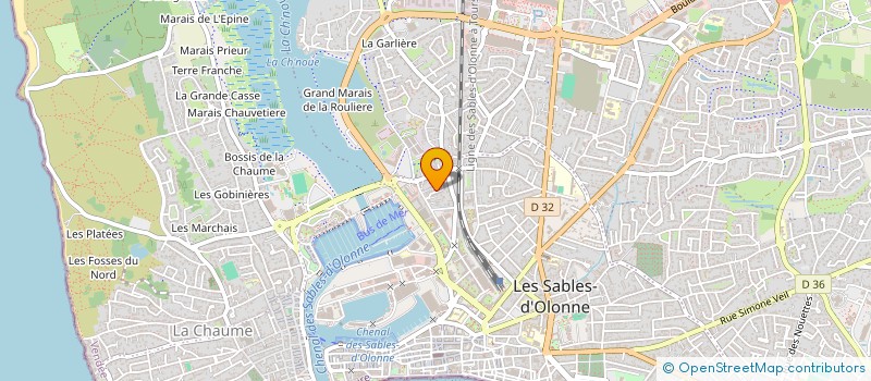 localisation de l'entreprise SCI AMAZONE à LES SABLES D'OLONNE