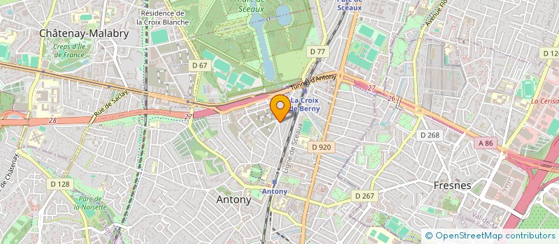 localisation de l'entreprise SCI AMAZZAL à ANTONY