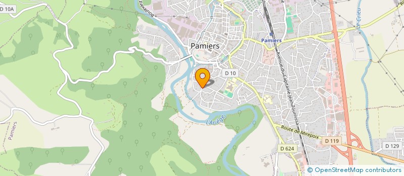 localisation de l'entreprise SCI AMB à PAMIERS