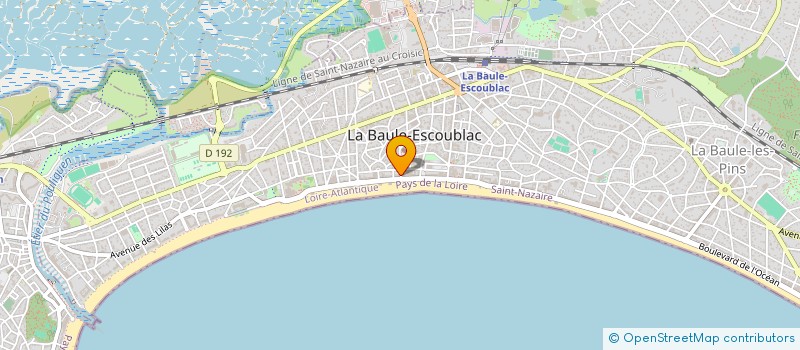 localisation de l'entreprise SCI AMB  LA BAULE-ESCOUBLAC