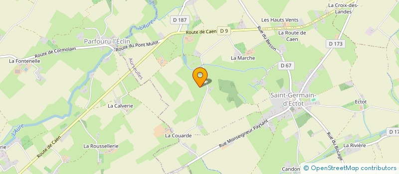 localisation de l'entreprise SCI AMB  CAUMONT-SUR-AURE