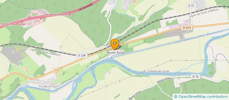 localisation de l'entreprise SCI AMB  AUDELANGE