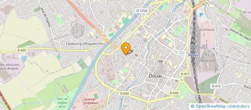 localisation de l'entreprise SCI AMB DELAHAYE à DOUAI