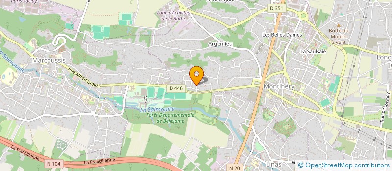 localisation de l'entreprise SCI AMB IMMO  MONTLHERY