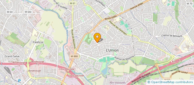 localisation de l'entreprise SCI AMB SAINT JEAN à L'UNION