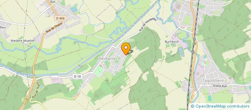 localisation de l'entreprise SCI AMB VIGNES  HEIDWILLER